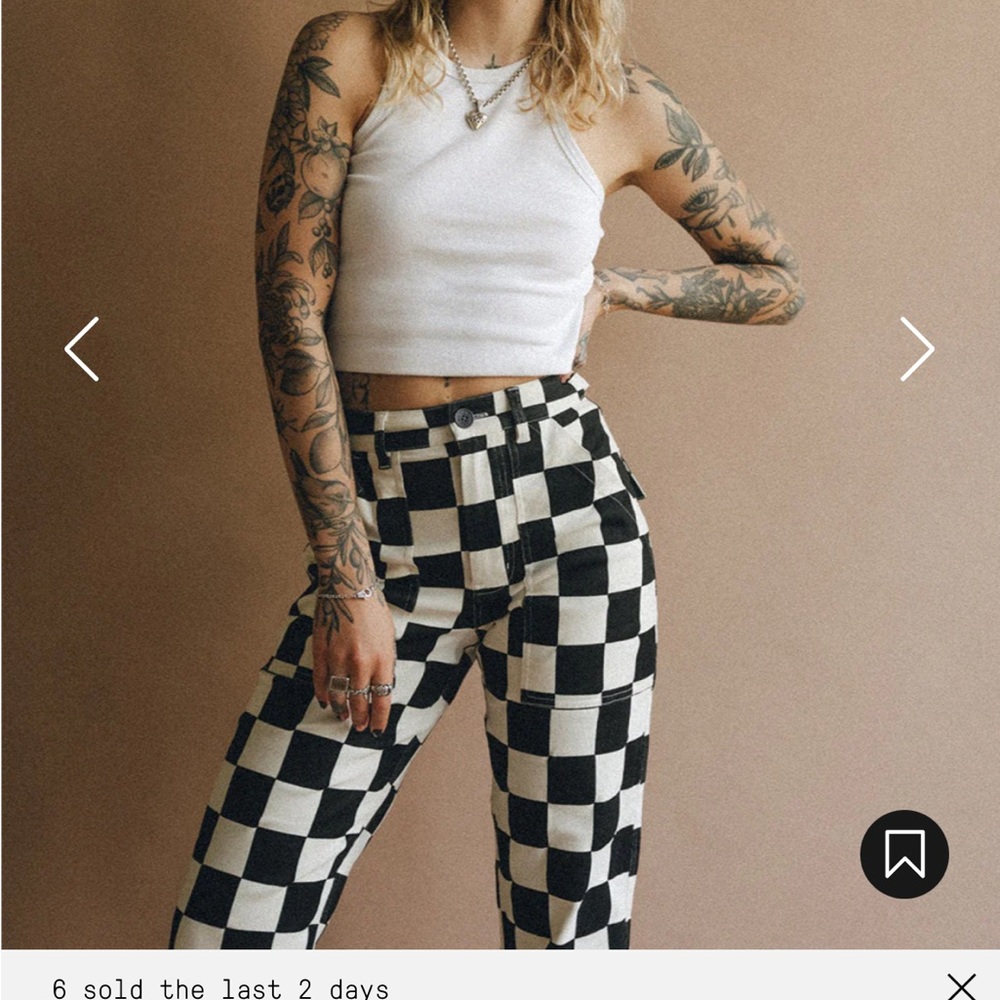 P&Co checkerboard pants